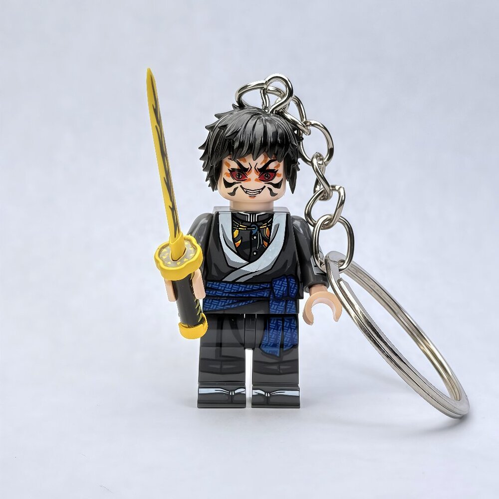 Demon Slayer Kaigaku Custom Minifigure Keychain